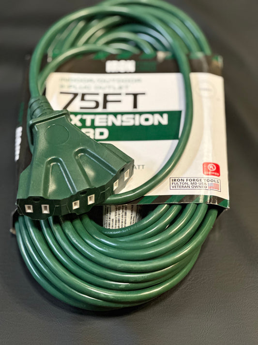 Extension Cord 75' 3 Way